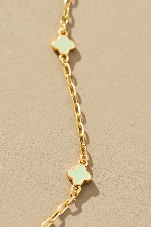 Tiny Clover Chain Necklace #2