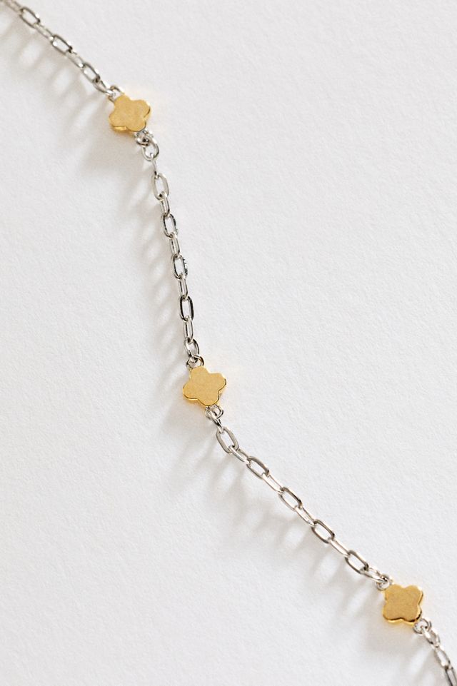 Tiny Clover Chain Necklace #1