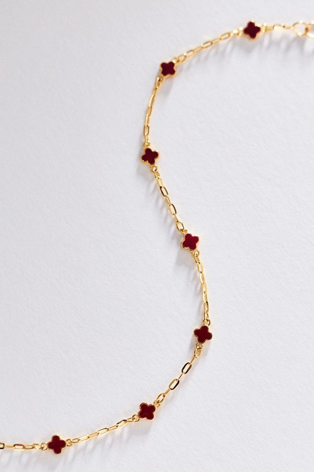 Collar de Cadena con Trébol Pequeño #1