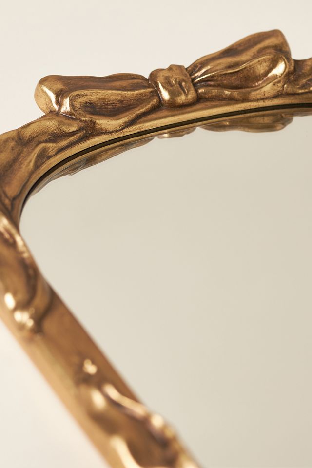 Beau Bow Gold Mirrored Tray #2