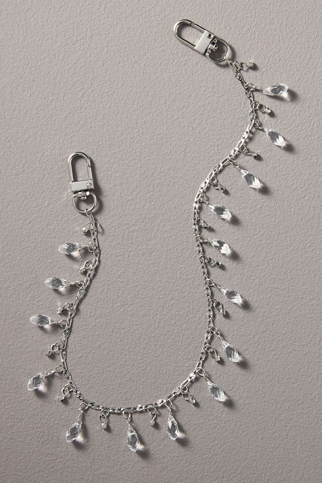 Crystal Teardrop Bag Charm | Anthropologie