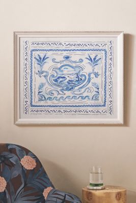 Pliny Toile Crest Wall Art