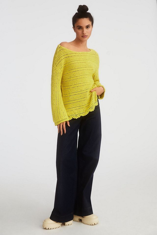 Scalloped Knit Sweater #2