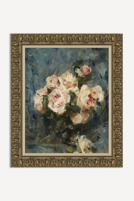 Anthropologie Still Life With Roses Wall Art