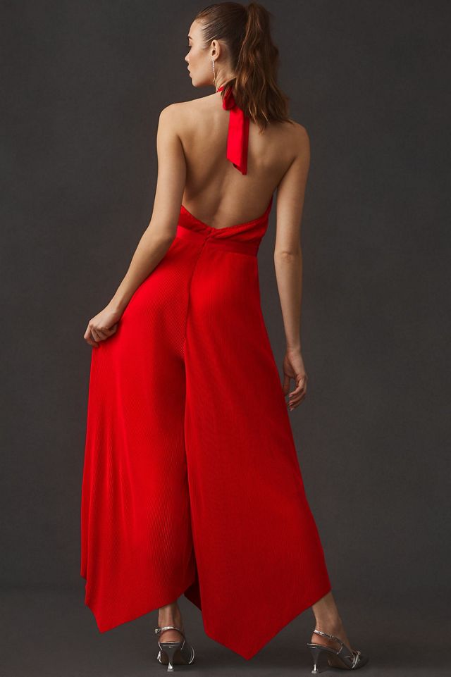 Plisse Halter Jumpsuit #1