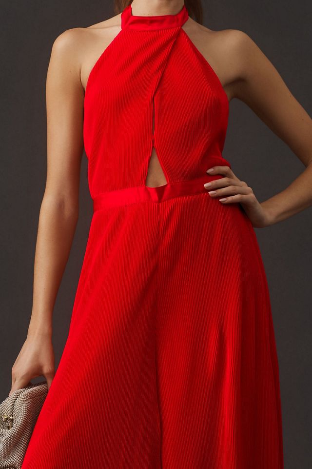 Plisse Halter Jumpsuit #2