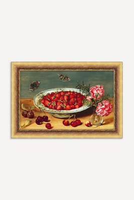 Anthropologie Life Is A Bowl Of Strawberries Wall Art