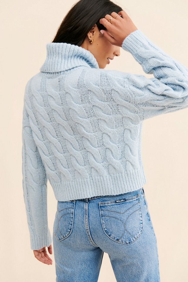 Better Garment Cable Turtleneck Pullover #1