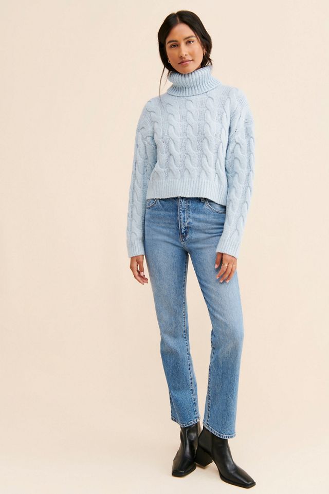 Better Garment Cable Turtleneck Pullover #3