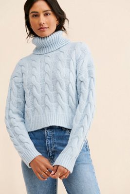 Better Garment Cable Turtleneck Pullover