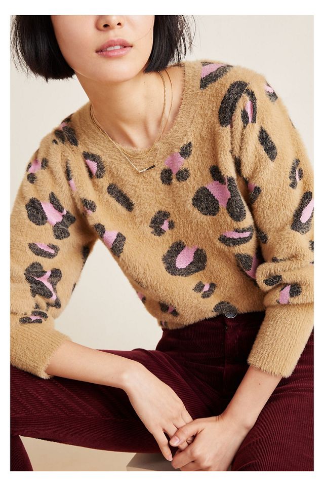 Dolan Nina Leopard Sweater #3