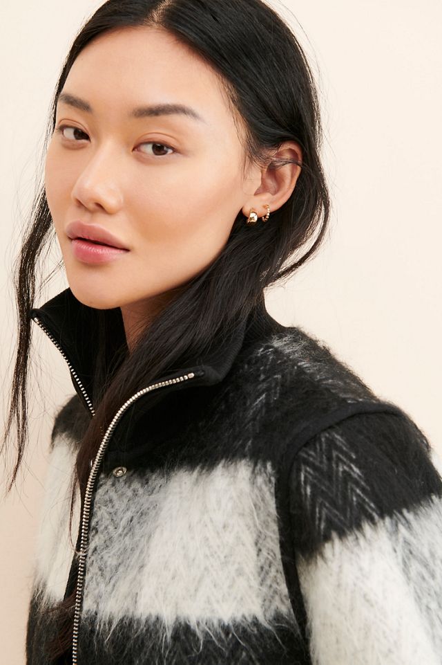 NVLT Brushed Buffalo Plaid Coat #1
