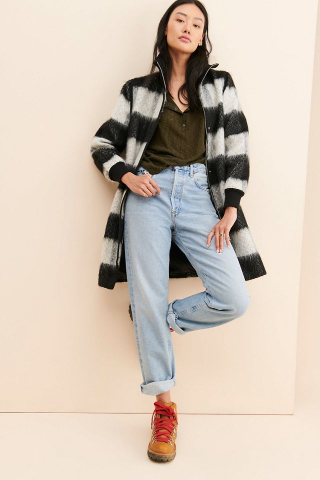 NVLT Brushed Buffalo Plaid Coat #2