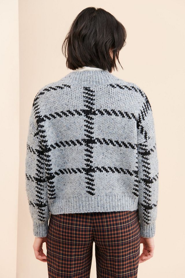 Line + Dot Michaela Plaid Sweater #1