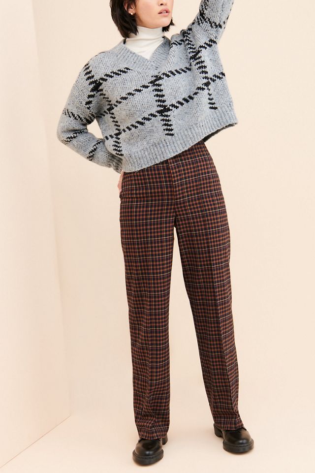 Line + Dot Michaela Plaid Sweater #2