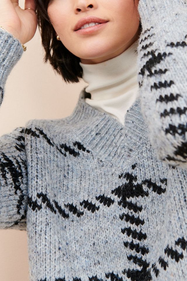 Line + Dot Michaela Plaid Sweater #3