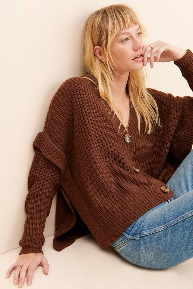 RD Style Oversized Ribbed Cardigan #2