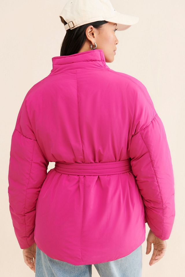 Maeve Crop Cocoon Puffer Jacket #1