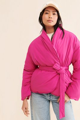Maeve Crop Cocoon Puffer Jacket