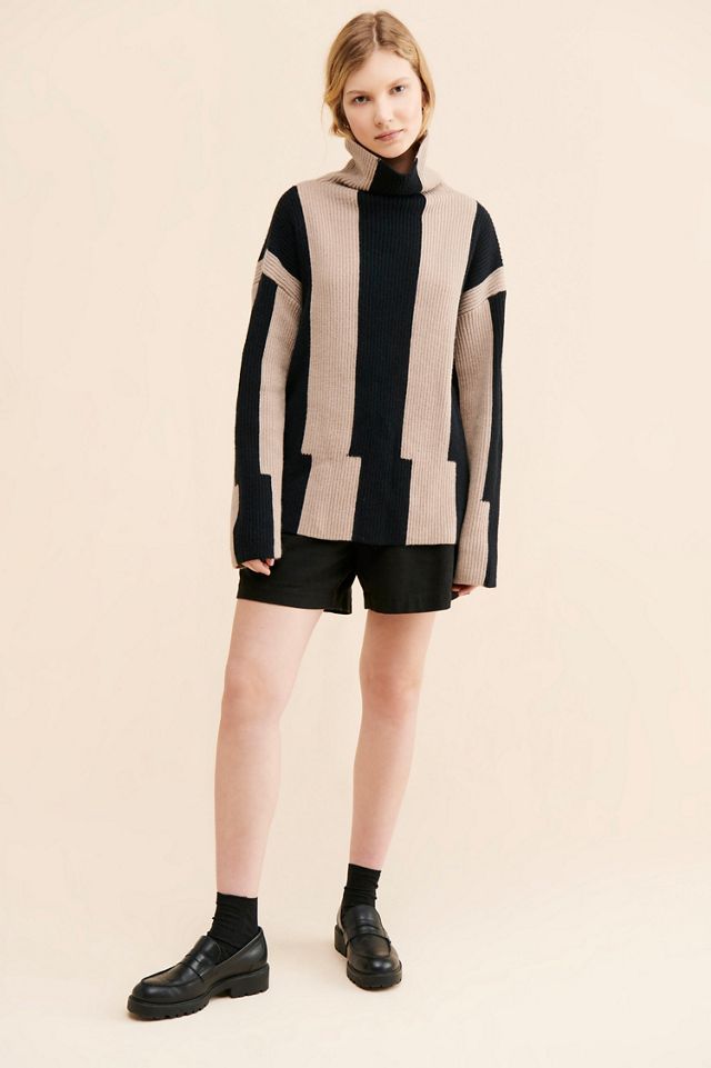 Avantlook Stripe Turtleneck Pullover #3