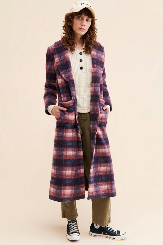 Hutch Plaid Printed Overcoat #2