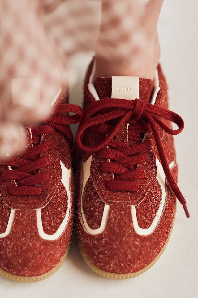ALOHAS Tb.490 Rife Suede Fuzzy Sneakers #1