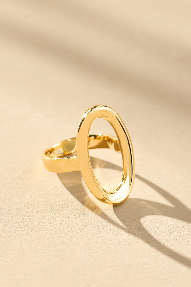 Open Oval Ring | Anthropologie