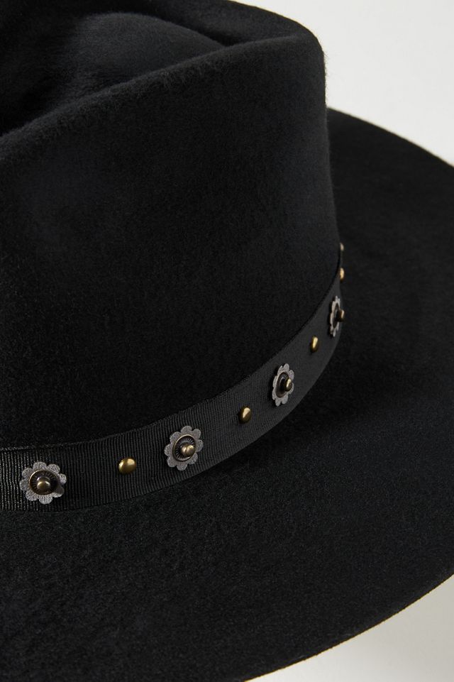 Freya Ash Studded Floral Trim Rancher #3