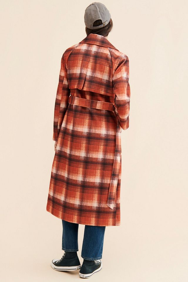NVLT Plaid Print Overcoat #1