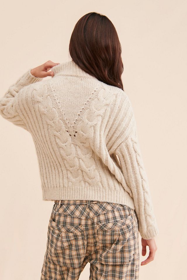 Little Lies Half Zip Sweater #1