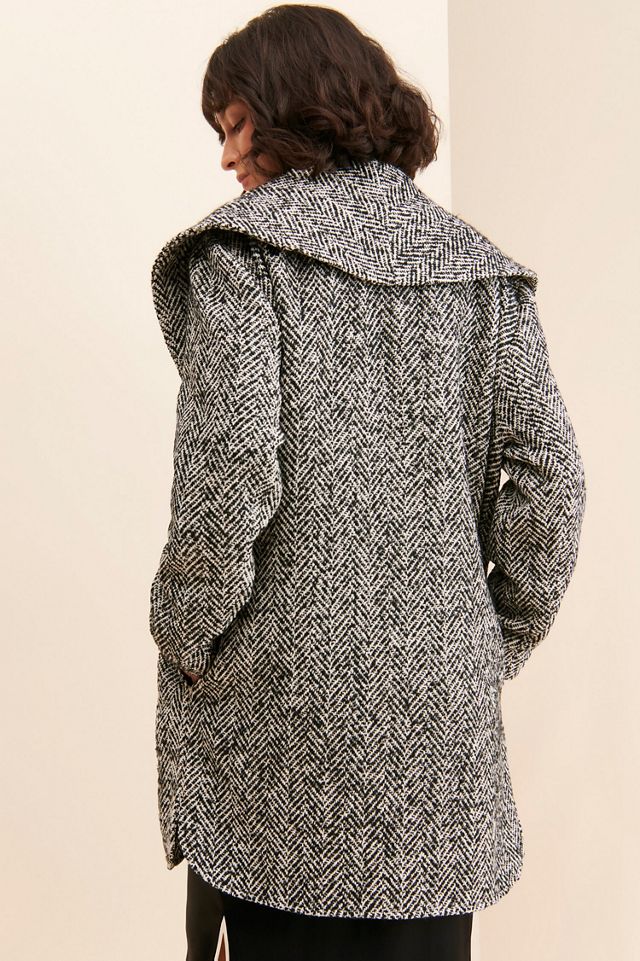 BB Dakota Zoey Herringbone Coat #1
