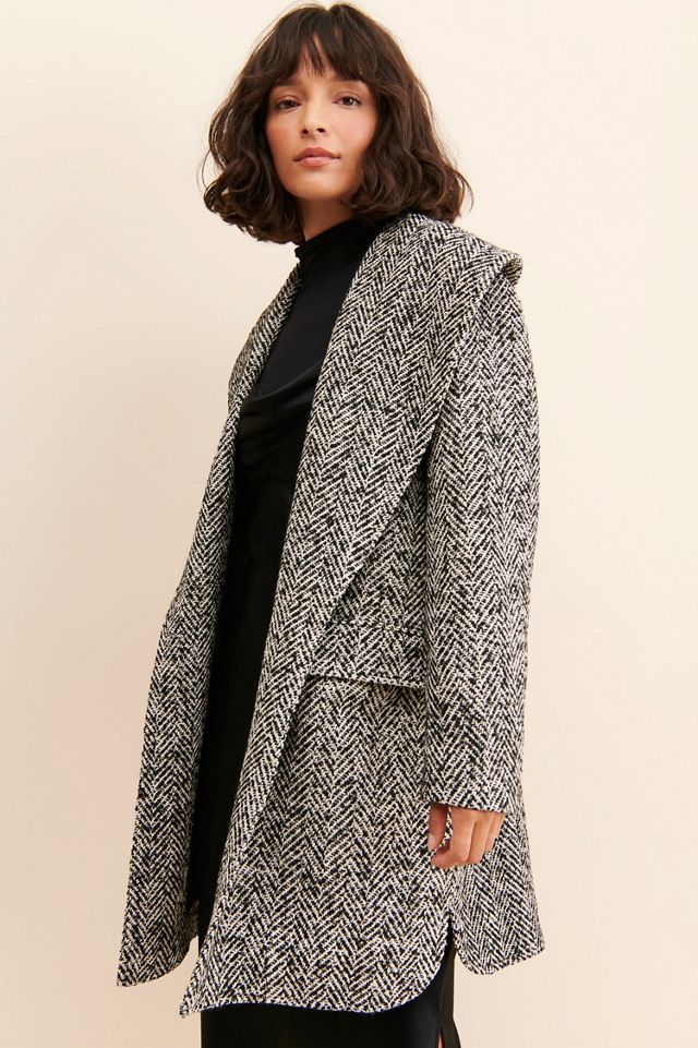 BB Dakota Zoey Herringbone Coat #2