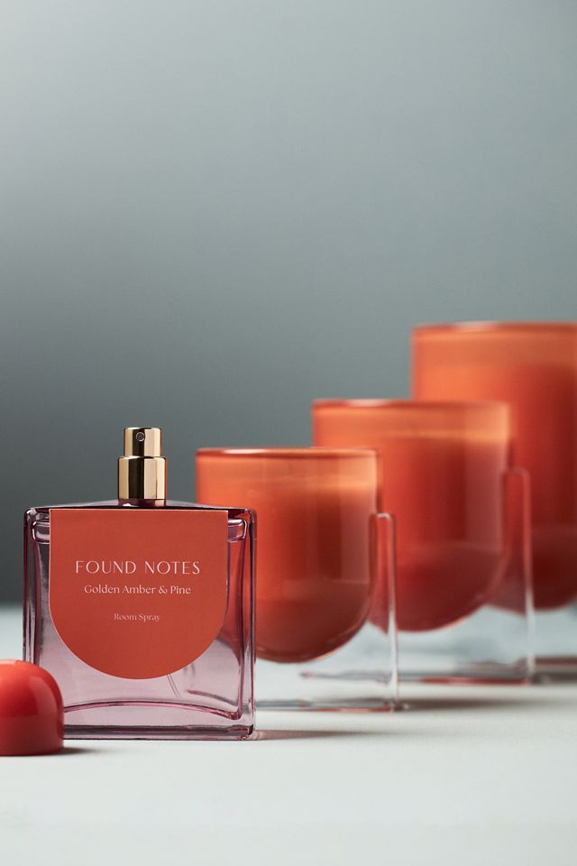 Found Notes Woody Golden Amber & Pine Room Spray #1