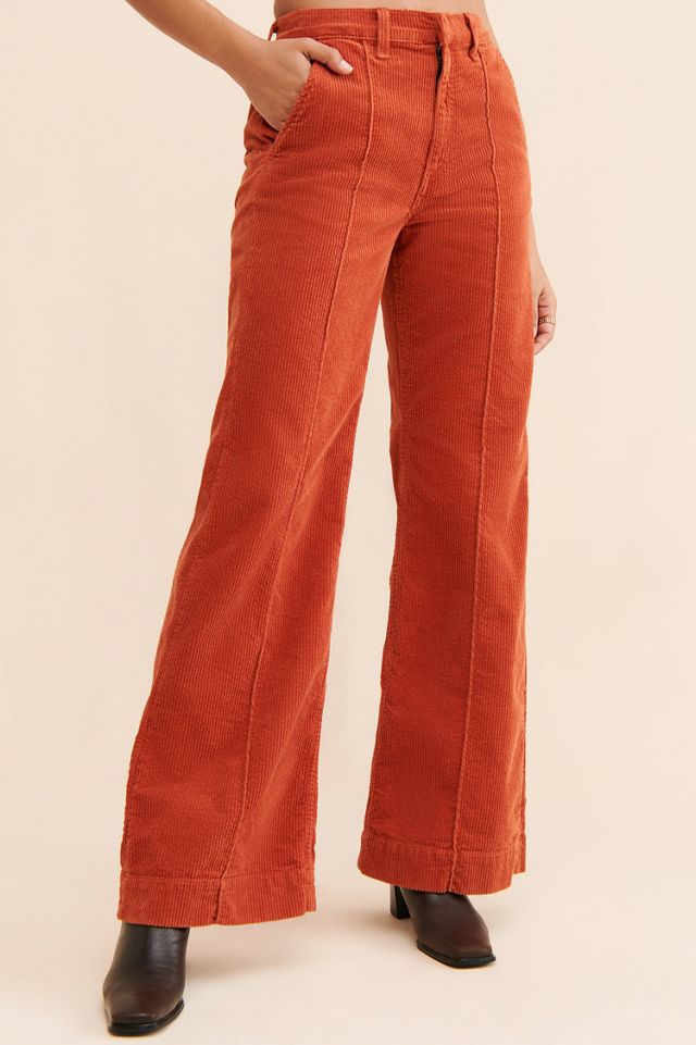 【Anyone more】Karin Pintuck String Corduroy Wide Pants ASKK Pintuck Corduroy Trousers | Anthropologie