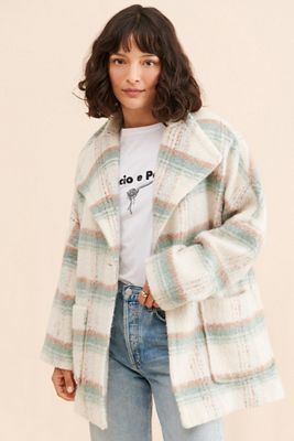 RD Style Lucy Check Coat | Anthropologie