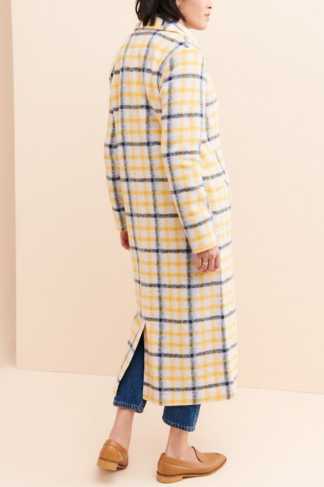 Eva Franco Longline Plaid Coat #3
