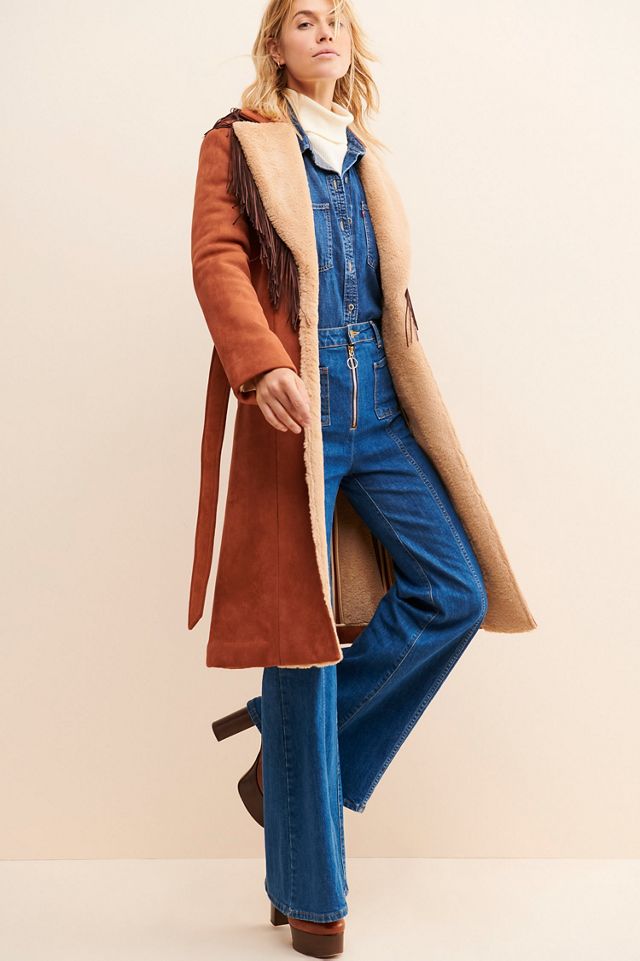 Hutch Daisy Fringe Coat | Anthropologie
