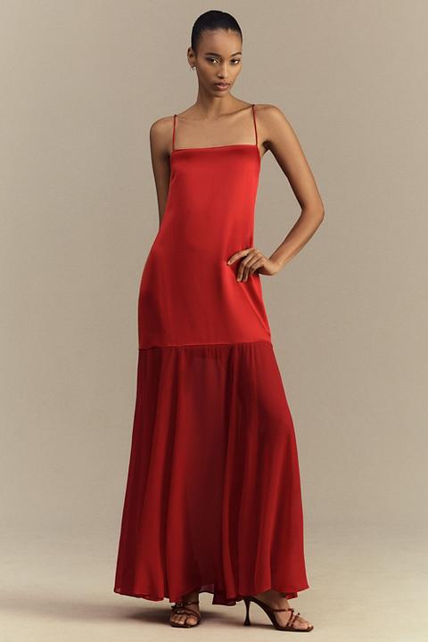 Shona Joy Moraya Drop-Waist Maxi Dress