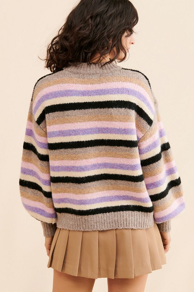 Striped Ribbed Sweater #1