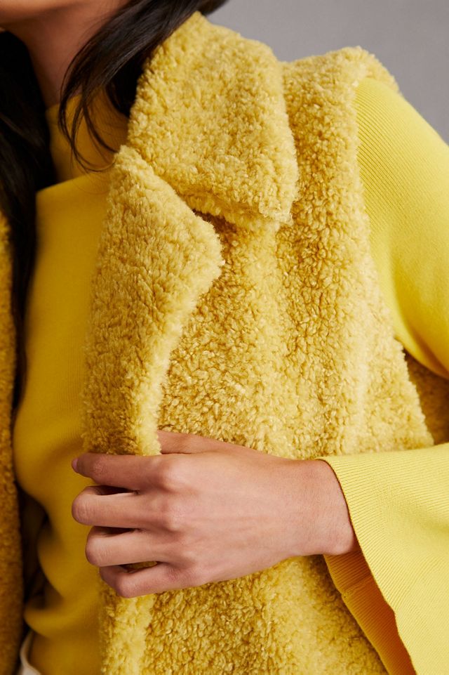 Faux Fur Lapel Vest #2