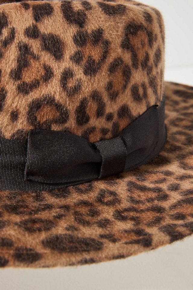 Anthropologie animal print bucket hat WYETH Wyeth Cheetah Felt Bucket Hat | Anthropologie main image 2