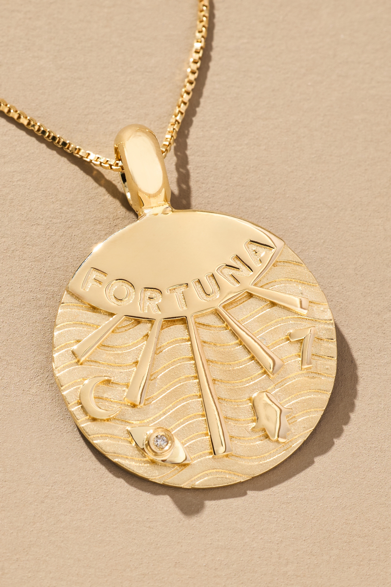 Jennifer Zeuner Jewelry Fortuna Pendant Necklace