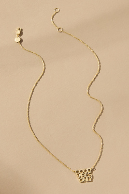 Jennifer Zeuner Jewelry Liza Pendant Necklace In Gold