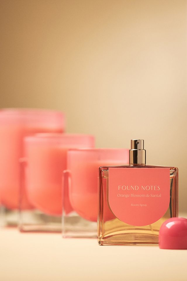 Found Notes Floral Orange Blossom & Santal Glass Candle #1