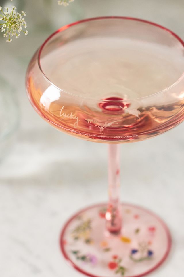 Irene Toasting Coupe Glasses, Set of 2 #1
