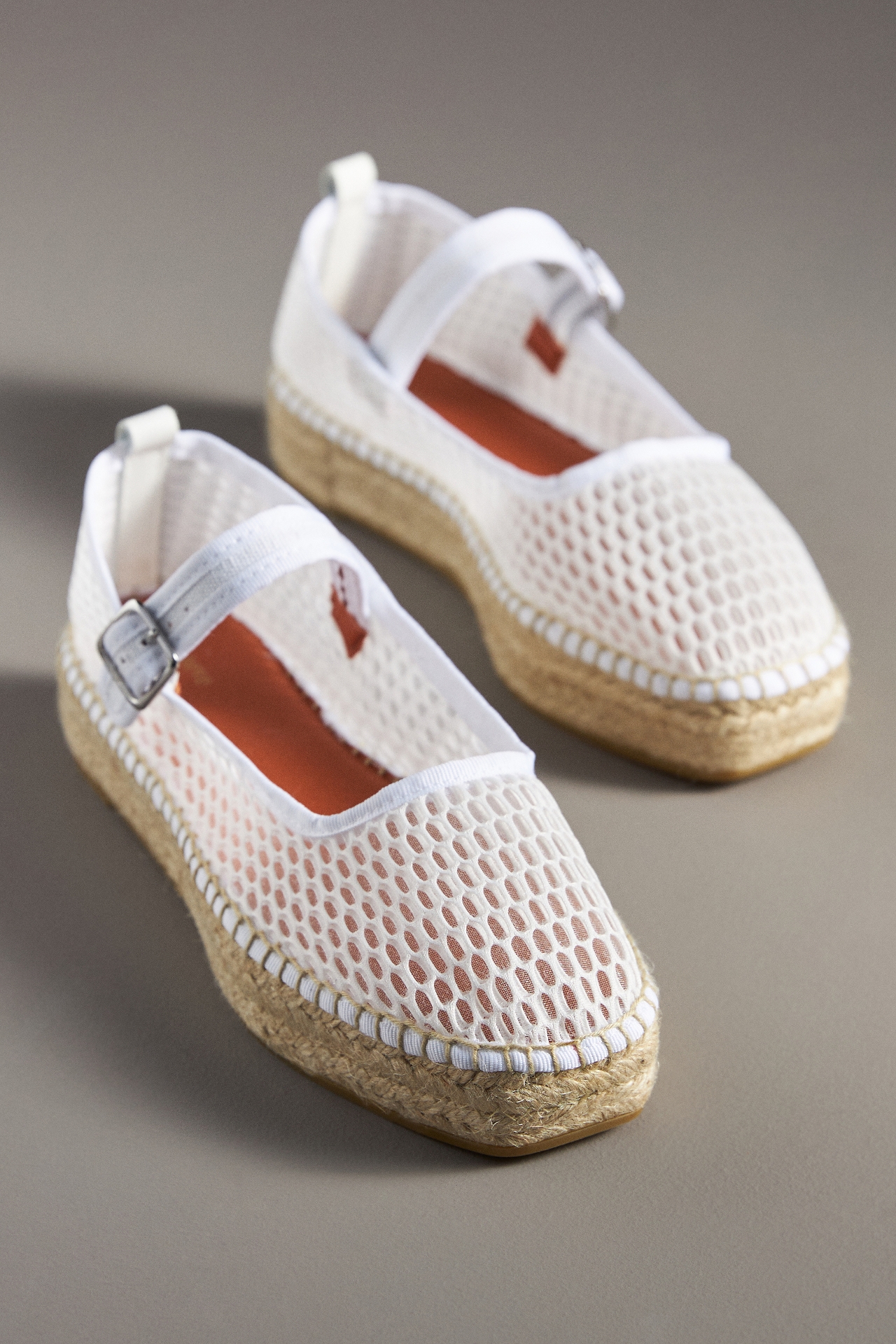 Maeve Netted Mary Jane Flats