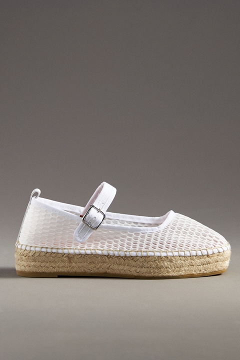 Maeve Netted Mary Jane Flats