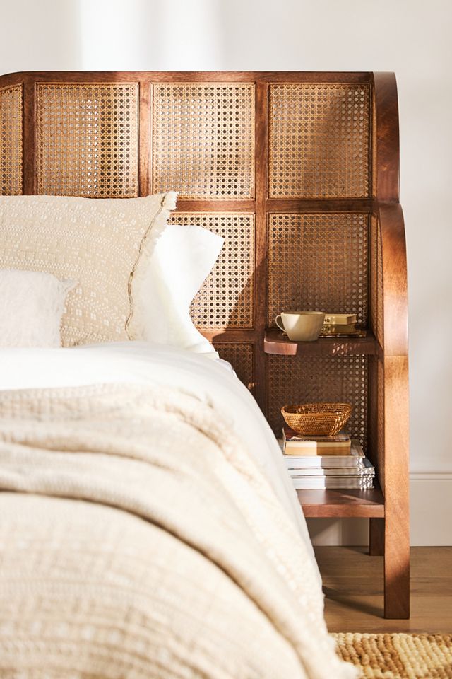 Nest Rattan Nightstand Bed #2