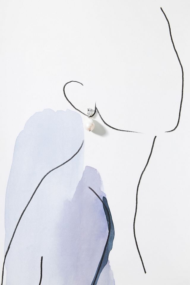 NADRI London Baroque Pearl Drop Earrings #1