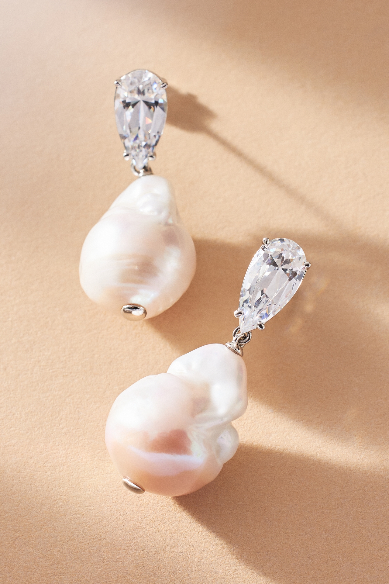 NADRI London Baroque Pearl Drop Earrings